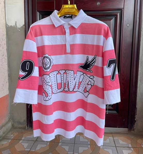 Polo rayé décontracté