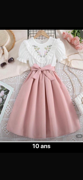 Robe Fille Élégante 10 Ans
