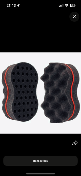 Éponges de coiffage afro