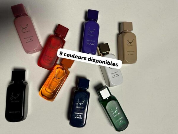 Ensemble de parfums variés