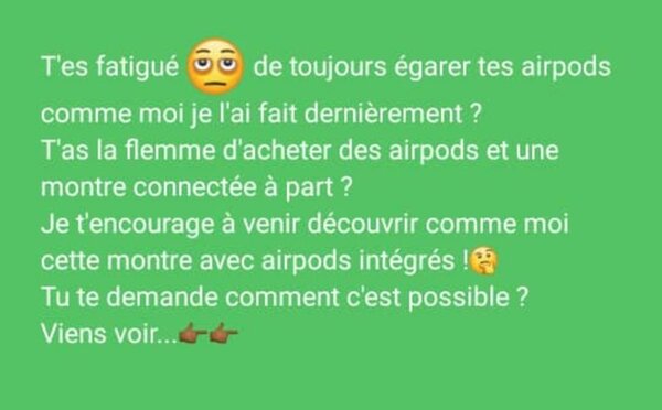 Montre Connectée avec Écouteurs