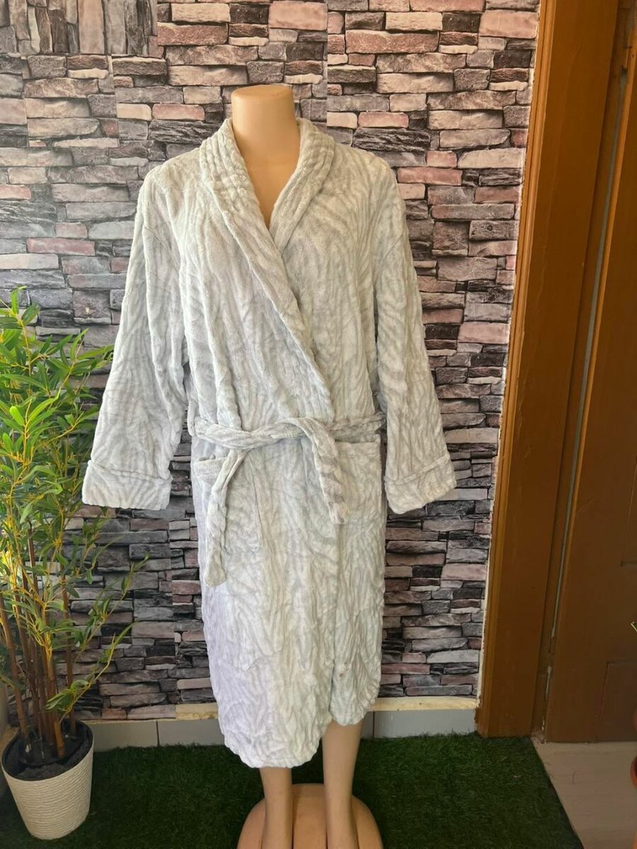 Peignoir en peluche doux