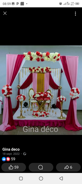 Décor de mariage élégant