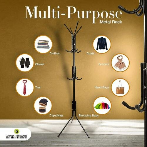 Portemanteau métal multifonction