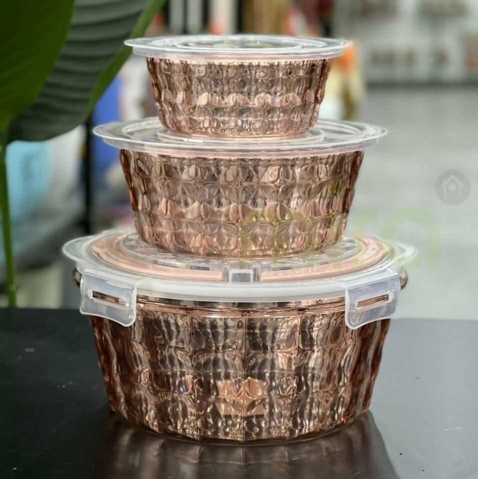 Bols hermétiques en verre élégant