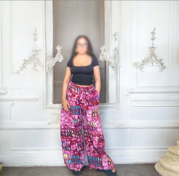 Pantalon ample et son haut