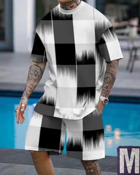 Ensemble homme été imprimé