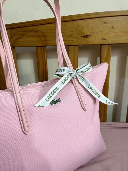 Sac à main rose Lacoste