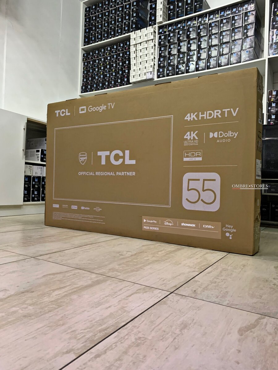 55 inch TCL Google 4K HDR tv