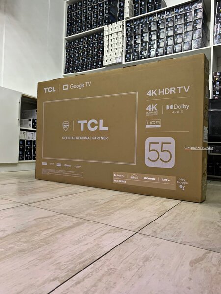 55 inch TCL Google 4K HDR tv