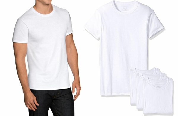 T-shirts blancs coton homme