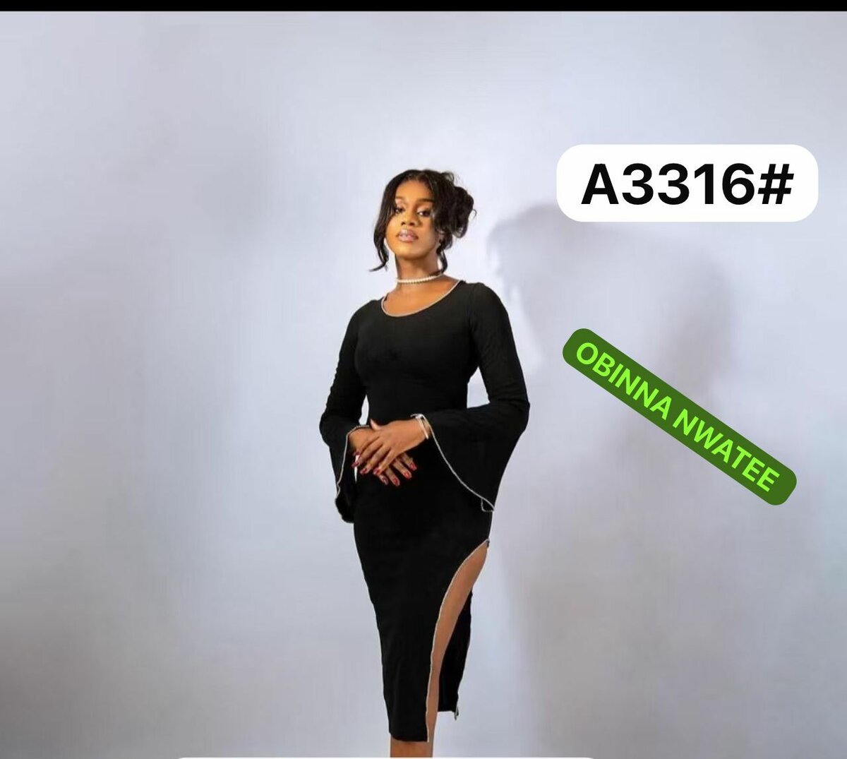 Robe Élégante à Manches Longues