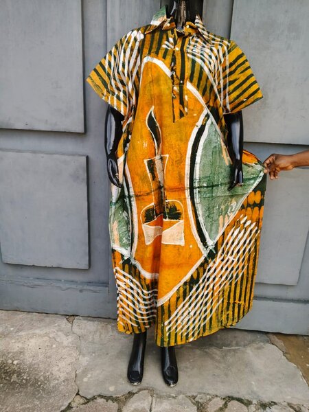 Robe Kaftan Colorée Ethnique