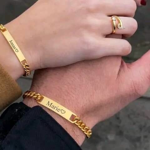 Bracelets personnalisés couple