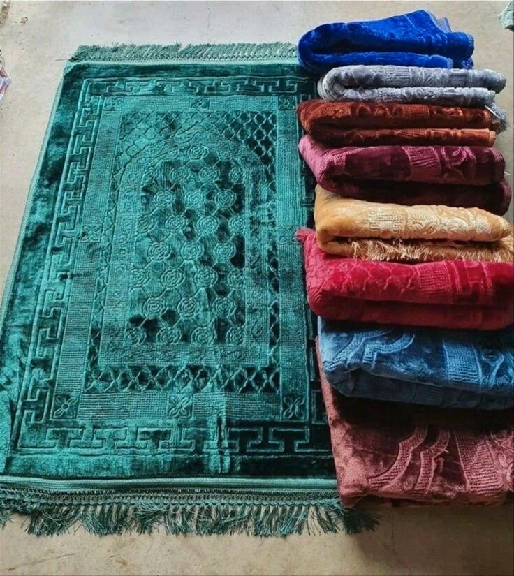 Tapis de prière doux et luxueux