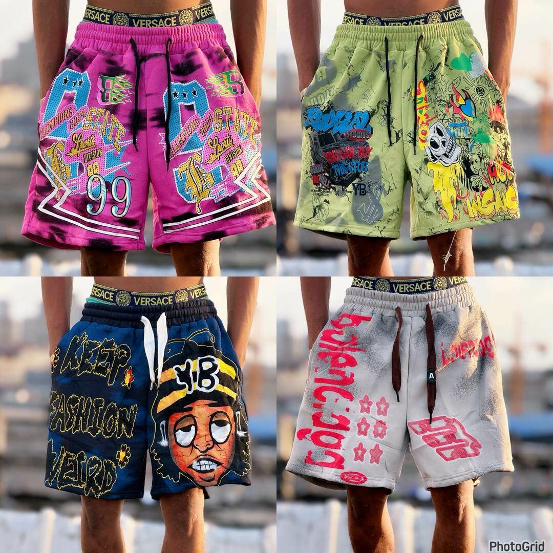 Shorts graphiques homme trendy