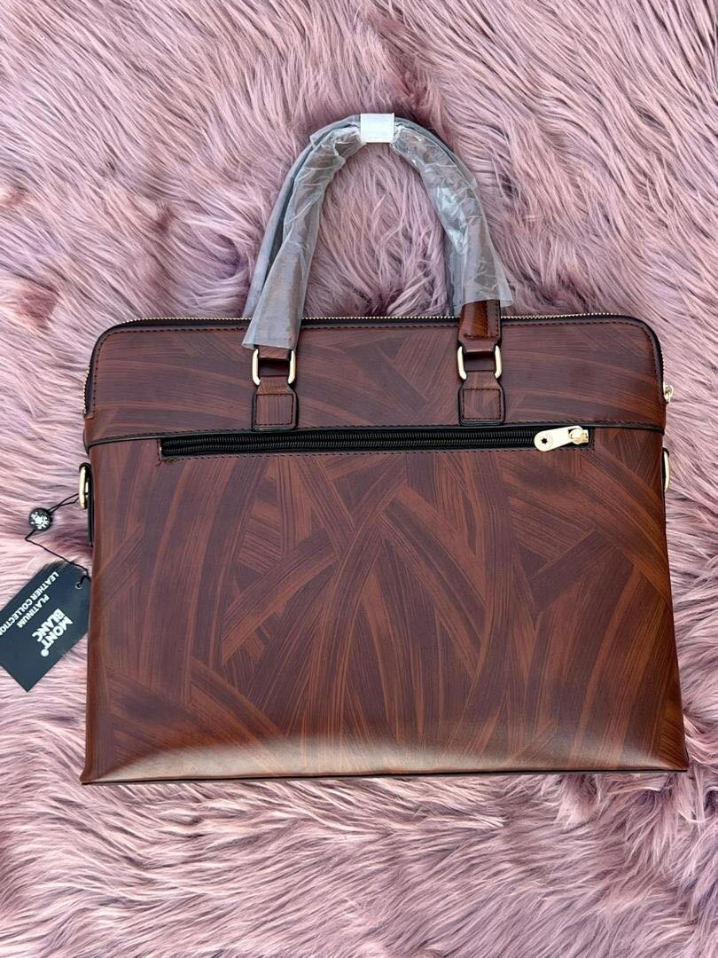 Rugged Montblanc Leather Laptop Bags