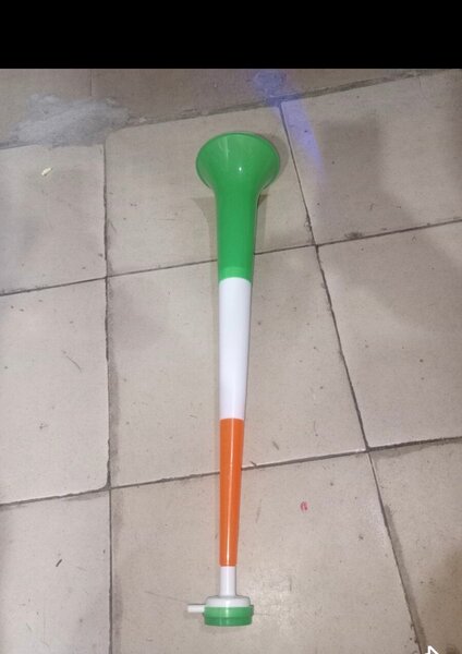 Corne de supporter colorée