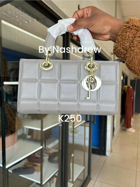 Women's small grey handbag