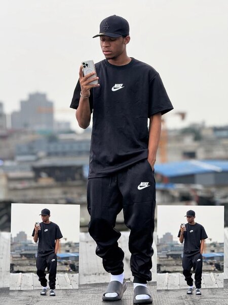 Ensemble survêtement Nike noir homme