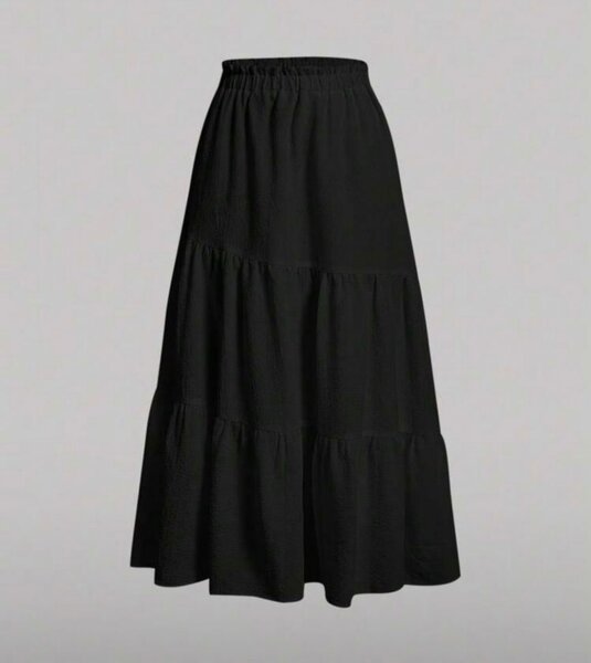 Jupe Longue Noire Élégante