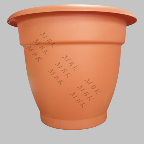 Pot de fleur en plastique