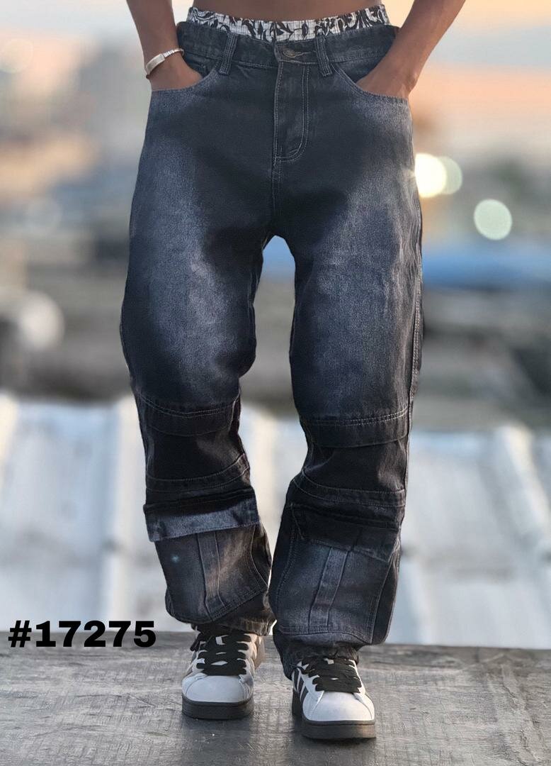 Jean homme décontracté imprimé