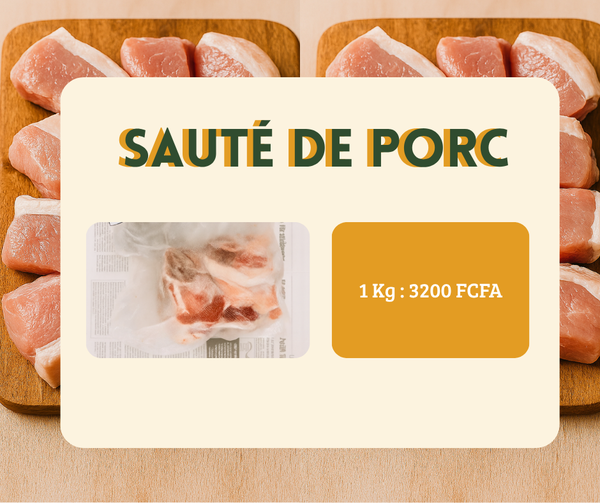 Viande de porc sans os