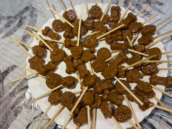 Sucettes Caramel Maison