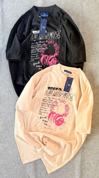 T-shirt unisexe imprimé musique