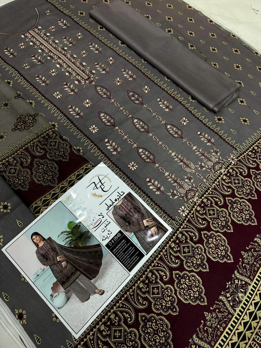 Rijaz Fashion Embroidery Lawn