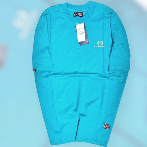 T-Shirt Balenciaga Bleu Homme