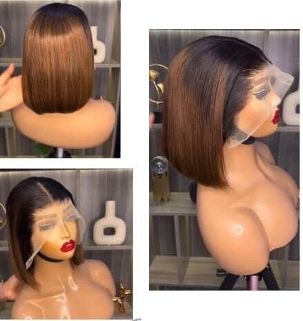 Perruque Bob Lace Front Stylée