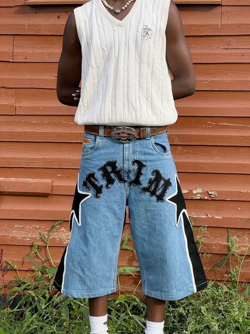 Bermuda en Jean Étoile Homme