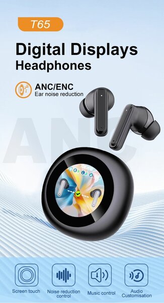 Écouteurs Bluetooth ANC T65