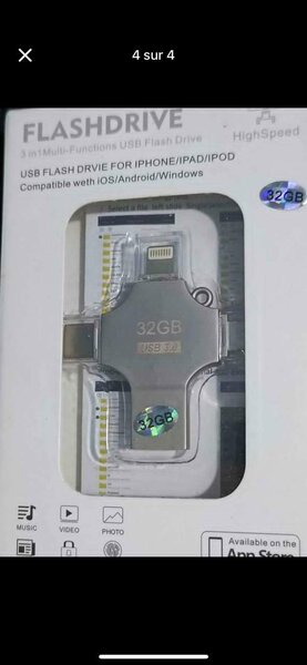 32 GB - Clé USB 3.0 (4 en 1)