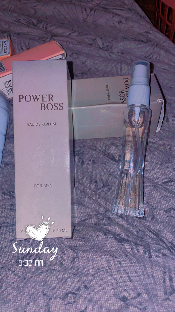 Parfum "Power Boss" pour hommes
