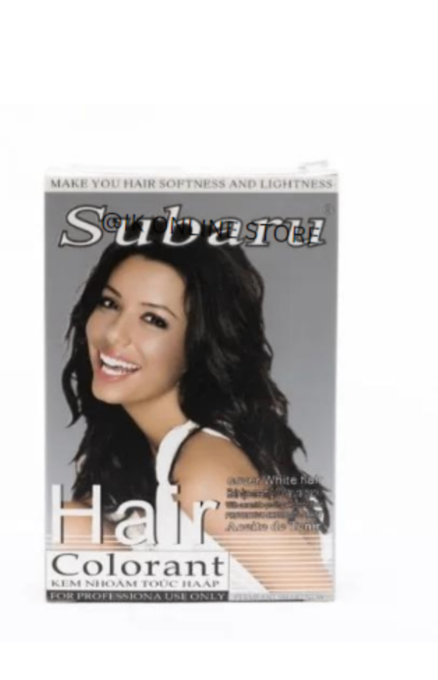 Subaru natural black hair dye