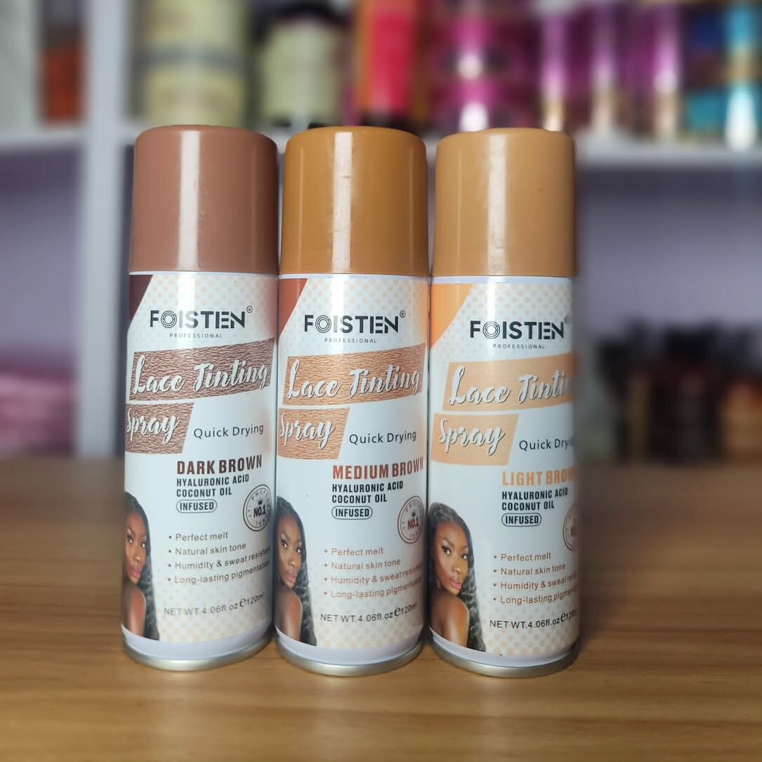 Spray teintant pour dentelle