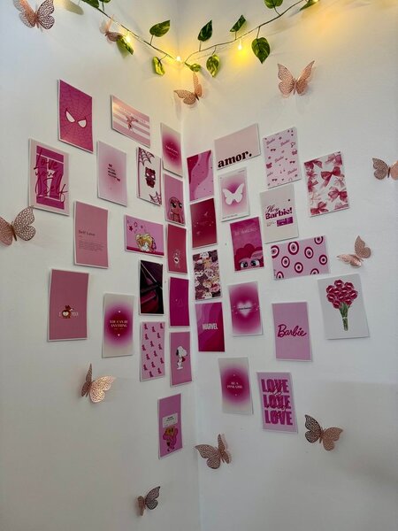 Affiches Murales Rose Girly