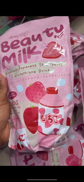 Beauty Milk Fraise Glutathione
