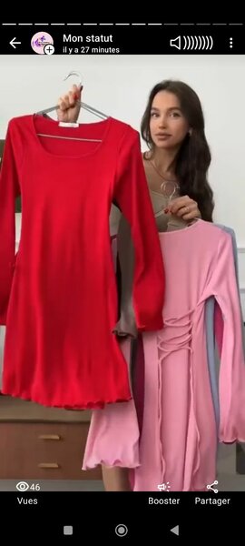 Robe en jersey élégante