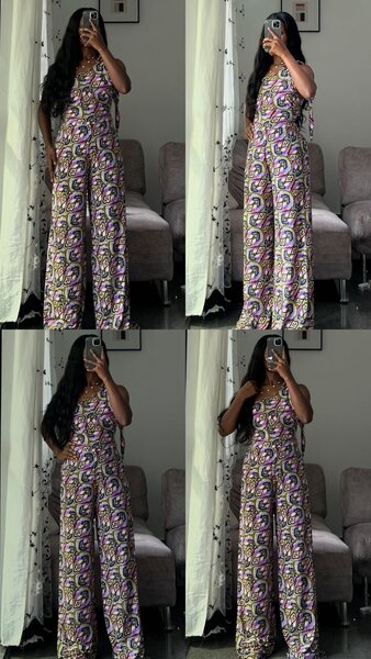 Combinaison imprimée bohème