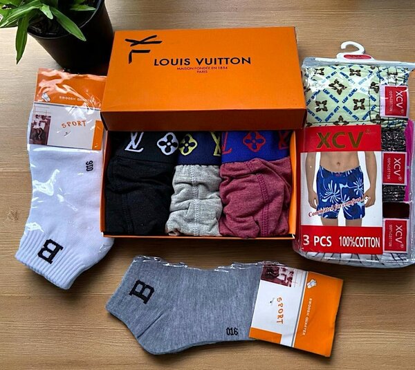 Ensemble boxers+chaussette