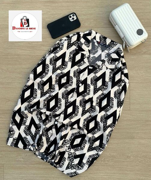 Shorts en coton à motifs