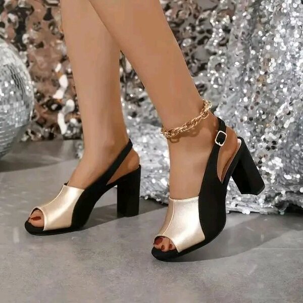 Sandales à talon ouvert femme