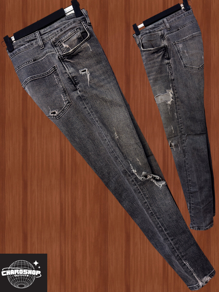 Jean slim déchiré homme