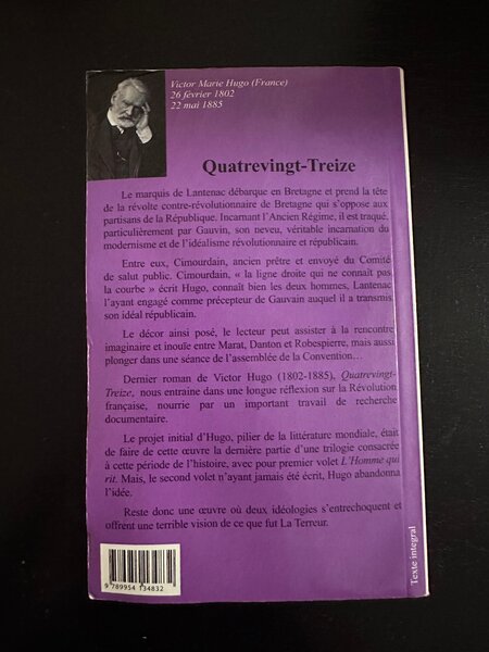 VICTOR HUGO- Quatrevingt-Treize