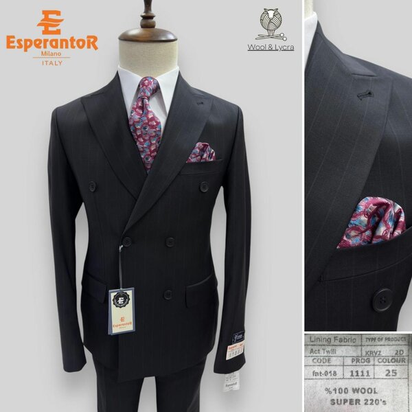 Double breasted suit