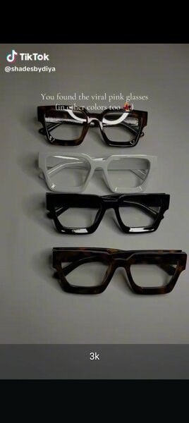Lunettes Rectangle Modernes